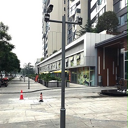 天网立杆